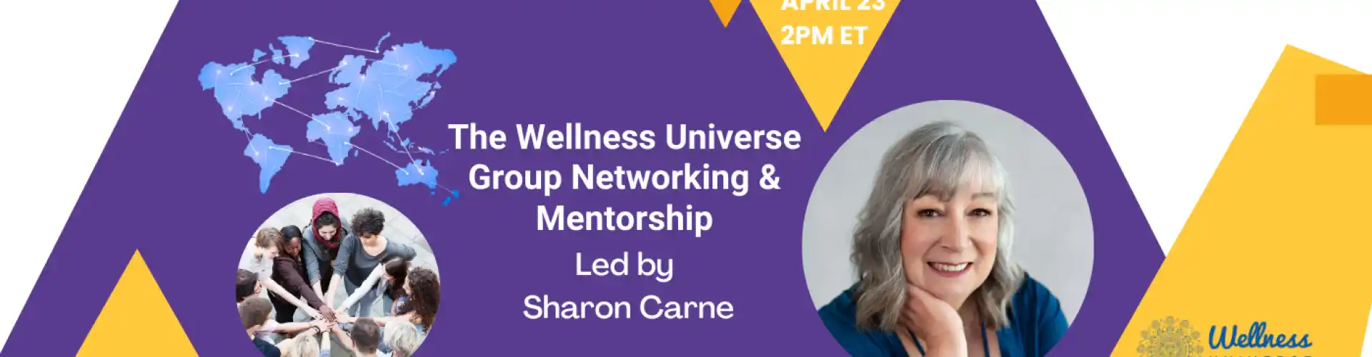 WU Group 與 Sharon Carne 進行交流與指導 - Online Class by The Wellness Universe